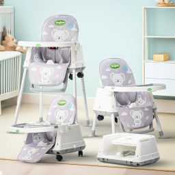 4-in-1 Baby High Chair | Foldable, Adjustable, Safe & Easy to Clean-47