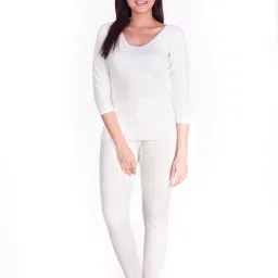 Dollar Solid Full Sleeve Round Neck Women Top & Pyjama Set Women Top - Pyjama Set Thermal-image-16