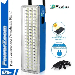 firstlike 60 High-Bright LED Light with Android Charging Support Emergency Stand 8 hrs Flood Lamp Emergency Light image 2