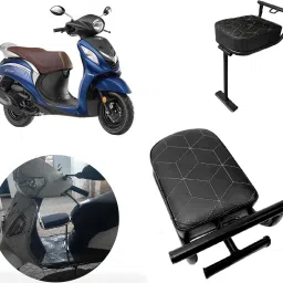 Folding Baby Seat Compatible with Yamaha-Fascino Single Bike Seat Cover For Yamaha Fascino-image-37