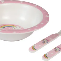 Baby Feeding Utensil Set with Bowl- Melamine-15