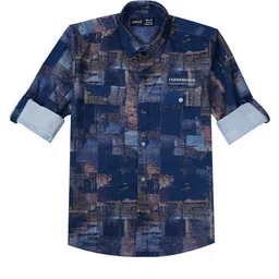 CAVIO Boys Comfort Opaque Printed Casual Shirt-picture-16