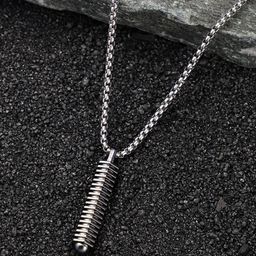 French Accent Silver-Plated Contemporary Pendants with Chains-image-70