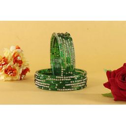 LAVAZZA Set Of 12 Zircon Diamond & Beads Bangles-16