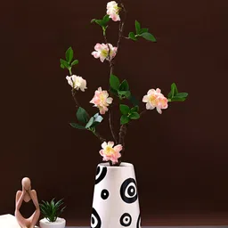 TAYHAA Pink 1 Pieces Gardenia Artificial Flower-50