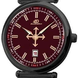 DOUBLERUN Unisex Dial & Bracelet Style Straps Analogue Multi Function Watch H05N27059 image 2