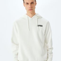 Koton Men Hooded Pullover Sweatshirt-image-17