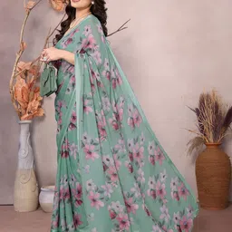 ROOP SUNDARI SAREES Floral Zari Pure Silk Saree-image-82