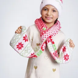 Bharatasya Girls Woollen Beanie-image-10