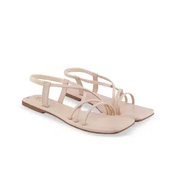 Stylestry Women Open Toe Flats-39