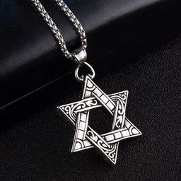 Teeragaj Stainless Steel Star Shaped Pendant with Chain-image-17