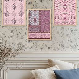 Kotart Brown & Beige 3 Pieces Wooden Floral and Botanical Wall Arts-picture-31
