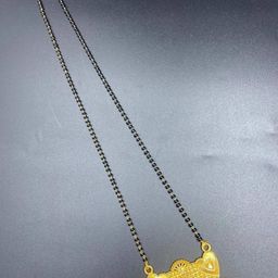 Psight Gold-Plated Artificial Beads Mangalsutra-image-79