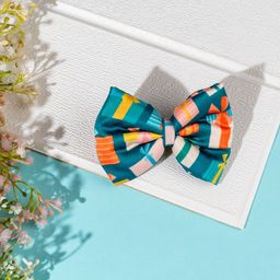 Arendelle Christmas Gift Print Green Hair Bow-image-40