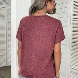 StyleCast Women Solid Round Neck T-shirt-picture-19