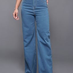 Miss Chase Women Wide Leg High-Rise Stretchable Jeans-picture-40