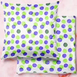 ArtzFolio Multicoloured Set of 2 Square Cushion Covers image 1