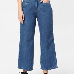 Kraus Jeans Women Wide Leg High-Rise Light Fade Cotton Wide Leg Jeans-picture-32