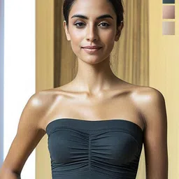 SECRETS BY ZEROKAATA Pack of 3 Women Assorted Bandeau Lightly Padded Bra-2