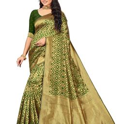 Maroosh Woven Design Zari Banarasi Saree-image-55