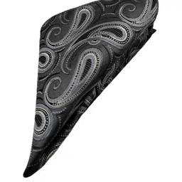 VOICI Men Grey Printed Pocket Square-image-39