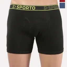 Sporto by Macho Pack Of 3 Mid Rise Short Trunks-picture-26