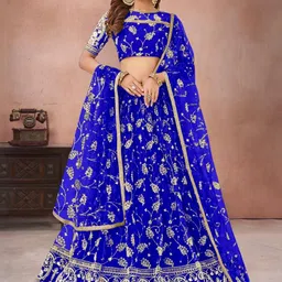 F Plus Fashion Multi Net Lehenga Choli-image-57