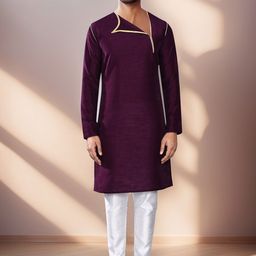 Arihant Rai Sinha Men Regular Pure Silk Kurta with Trousers-image-96