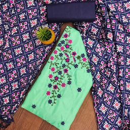SHADOW & SAINING Embroidered Unstitched Dress Material-image-76