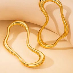 Krelin Gold-Plated Contemporary Studs-image-68