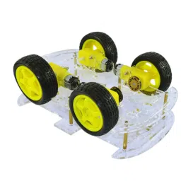 4WD Double Layer DIY Smart Car Plastic Chassis Kit (Longer Version) image 2