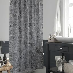 ArtzFolio Single Piece Waterproof Polyester Shower Curtain-picture-27
