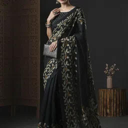 all about you Floral Woven Design Zari Kota Saree-46