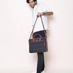 ZOUK Ikat GreRe Men's Laptop Bag-image-7