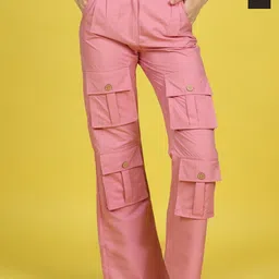 Cutiekins Girls Easy Wash Cargos Trousers-58