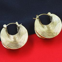 J & C Fashion Are Stainless Steel Gold-Plated Earrings-image-32