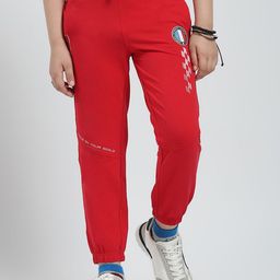 Monte Carlo Boys Typography Printed Mid-Rise Joggers-image-98