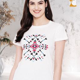 Metronaut Women Typography 2 Wonder Woman Printed Applique T-shirt-picture-2