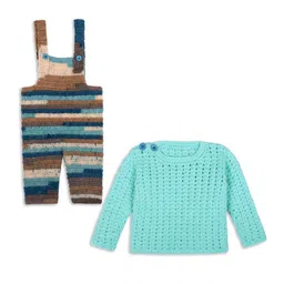 sahil collection Multicoloured Self Design Pure Wool Clothing Set-picture-34