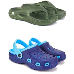 DRACKFOOT Men Pack Of 2 Flip Flops-34