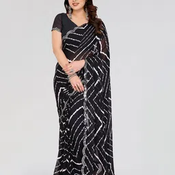 Moda Rapido Leheriya Printed Mirror Work Saree-picture-47