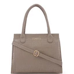 DressBerry X CAPRESE Rina Women Textured Structured Satchel Bag-14