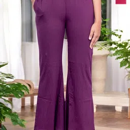 Kryptic Pack Of 2 100% Cotton Mid-Rise Lounge Pants-image-88
