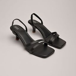 Street Style Store PU Kitten Sandals-20
