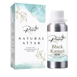 THE RUPAWAT Perfumery House Black Kasturi Pure & Natural Alcohol-Free Attar - 50 ml-image-11