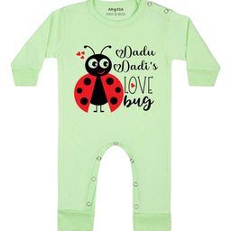 Arvesa Dadu Dadi Love Bug Printed Bodysuit-image-64