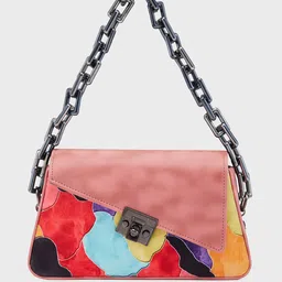 Caprese Printed Structured Handheld Bag-11