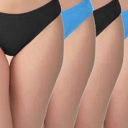 EMBATA Pack of 5 Women Mid-Rise Cotton Bikini Briefs-picture-10