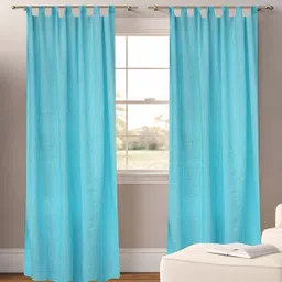 Dekor World Multicoloured Set of 2 Sheer Window Curtain-6