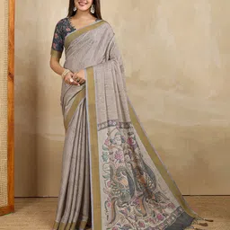 all about you Ethnic Motifs Madhubani Printed Saree-picture-42